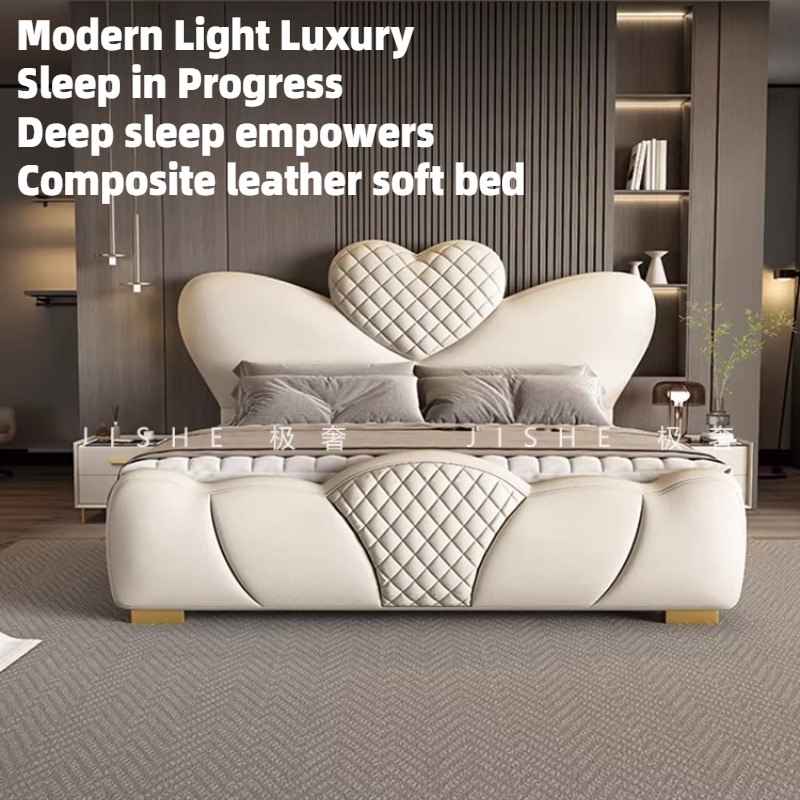 King Size Bed Frame With Storage Drawers - 200x220cm Double Bed Queen Size Frame