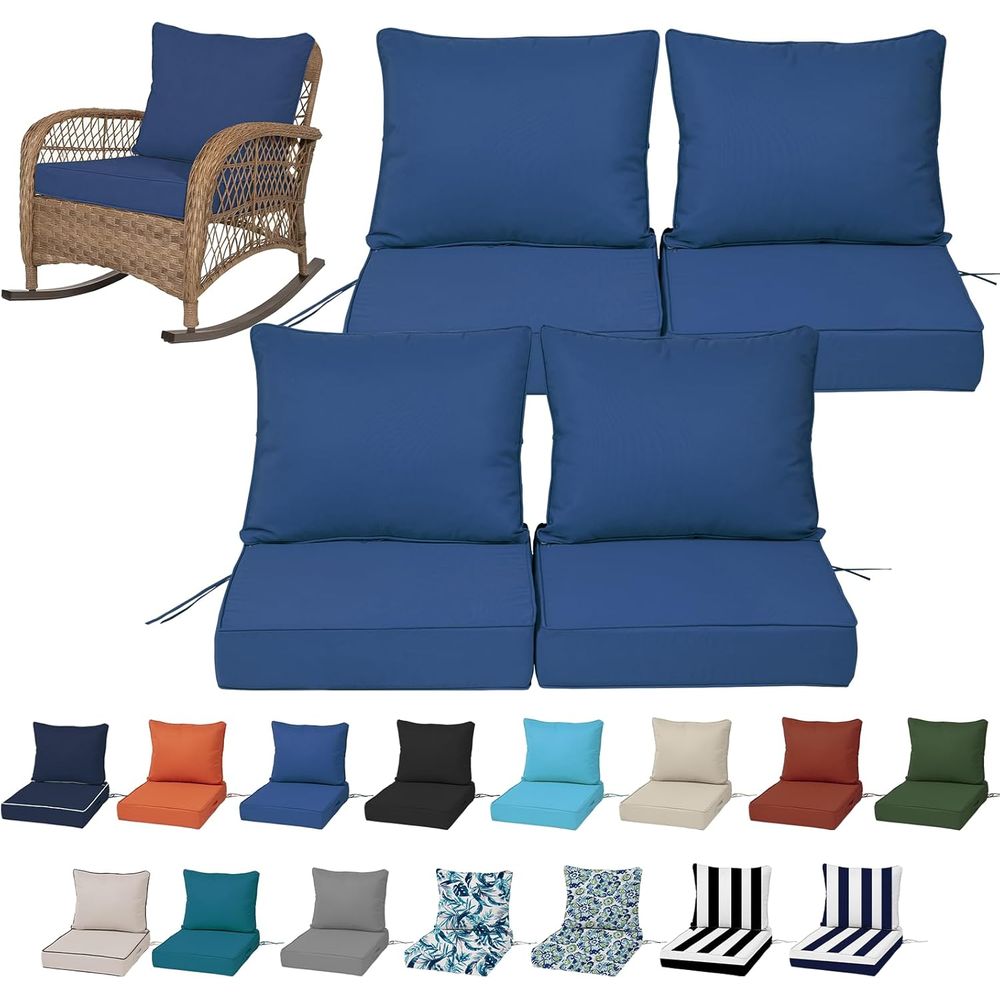 Outdoor Furniture - 24x24 Outdoor Deep Seat Cushions Set