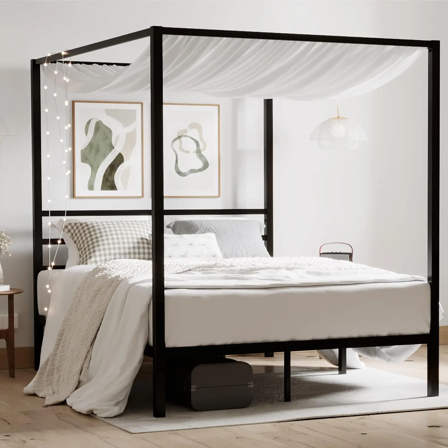Canopy Bed Frame Metal Queen - Queen Size Metal Canopy Bed Frame,