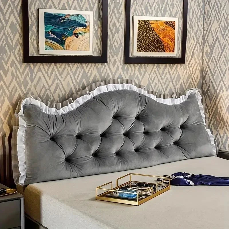 Headboard Cushion Backrest Tatami - Tatami Plush Cushion Soft Lace Headboard