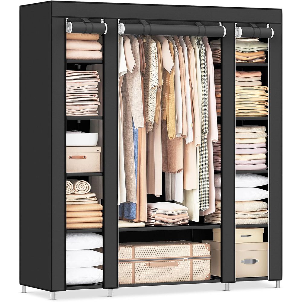 Wardrobe Closet Portable Fabric Cover - Closet Wardrobe, Portable Closet, Clothes Rail