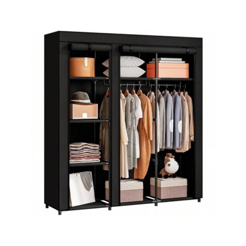 Wardrobe Closet Portable Fabric Cover - Portable Wardrobe Closet Storage Organizer with