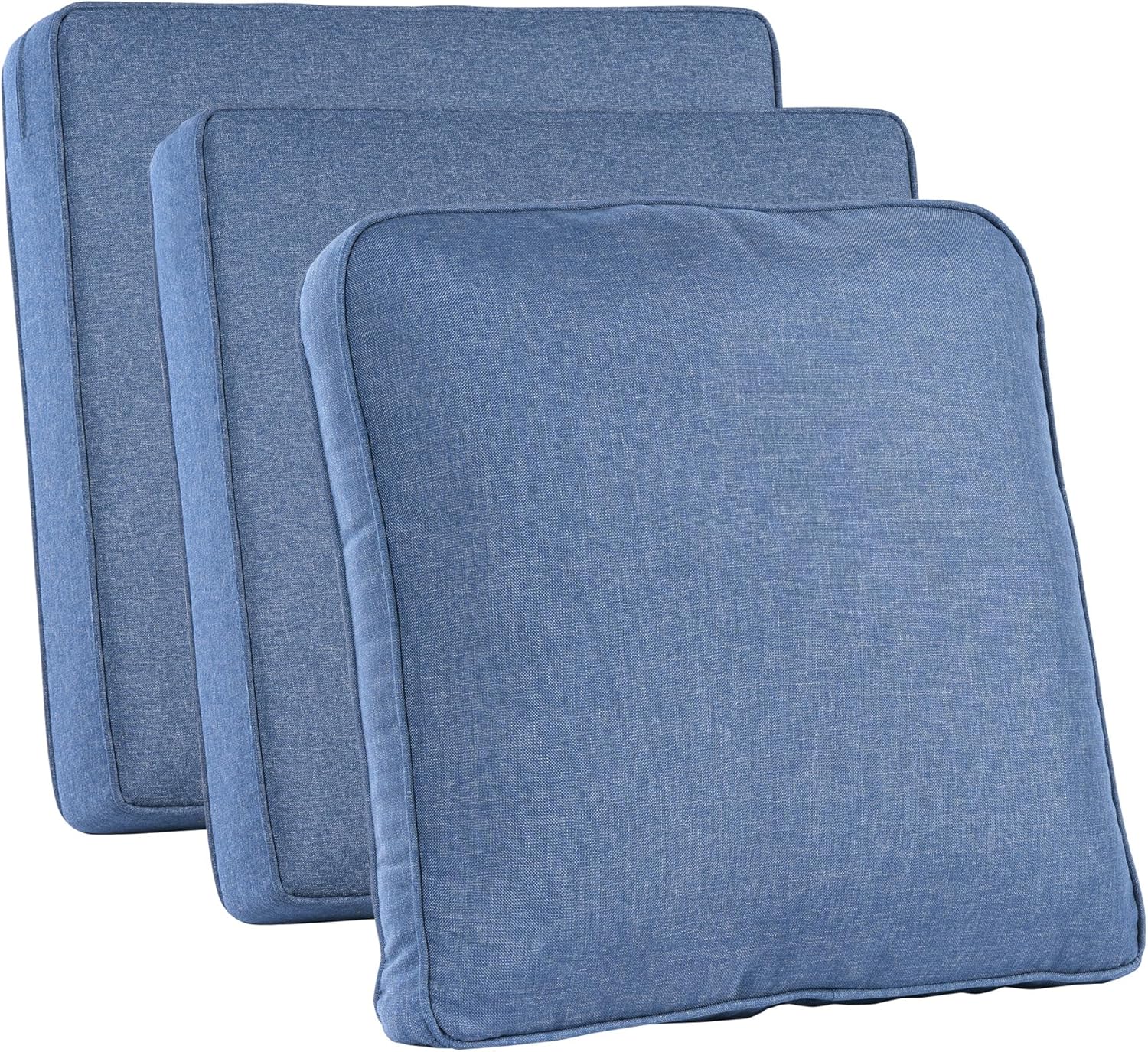 Outdoor Furniture - Outdoor Patio Furniture Cushion Covers, Denim