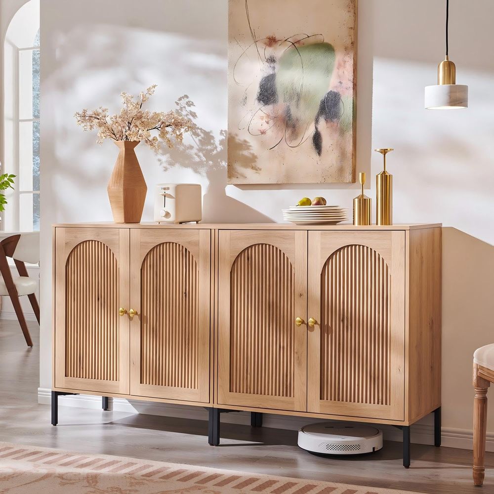 Storage - ern Buet Cabinet with Storage, 61.75