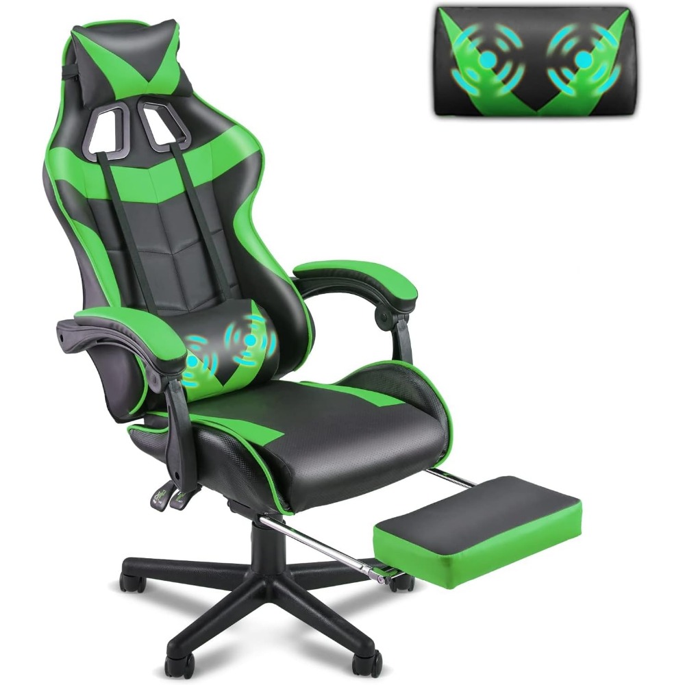Sofas - Ergonomic Gaming Chair with Footrest and