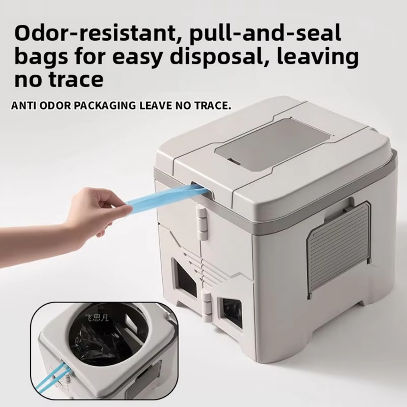 Outdoor Furniture - Adult Odor-Proof Folding Camping Toilet, Portable