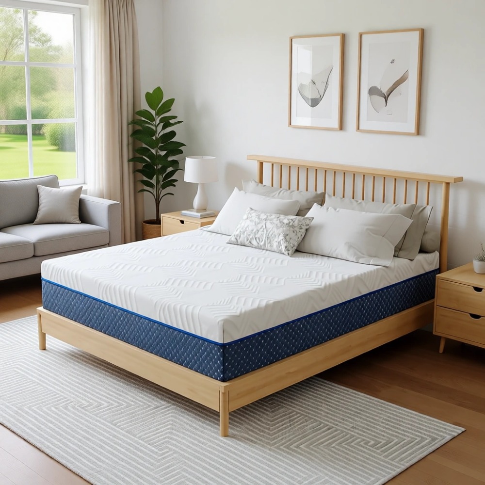 Memory Foam Mattress In A Box Queen - 14 Inch Queen Size Gel Memory
