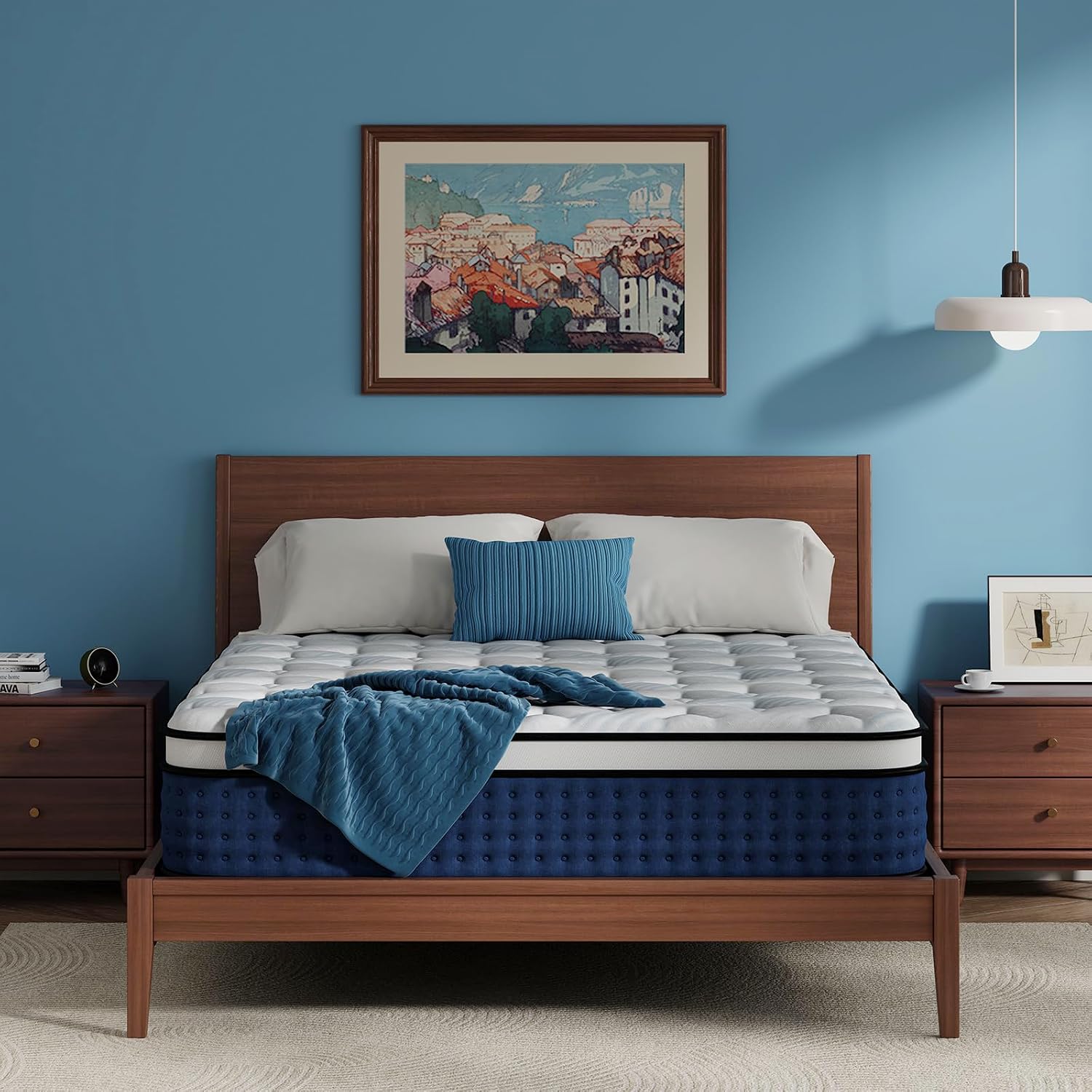 Memory Foam Mattress In A Box Queen - Mattress,Hybrid Queen Size Mattress in a