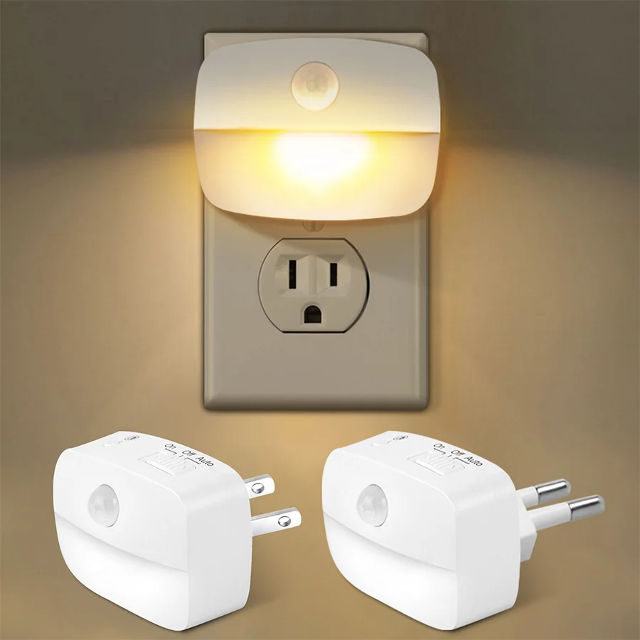 Floating Nightstand With Led Light - LED Night Light Motion Sensor EU