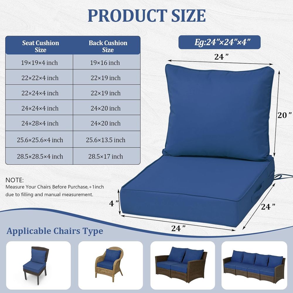 24x24 Outdoor Deep Seat Cushio - Outdoor Furniture review and price