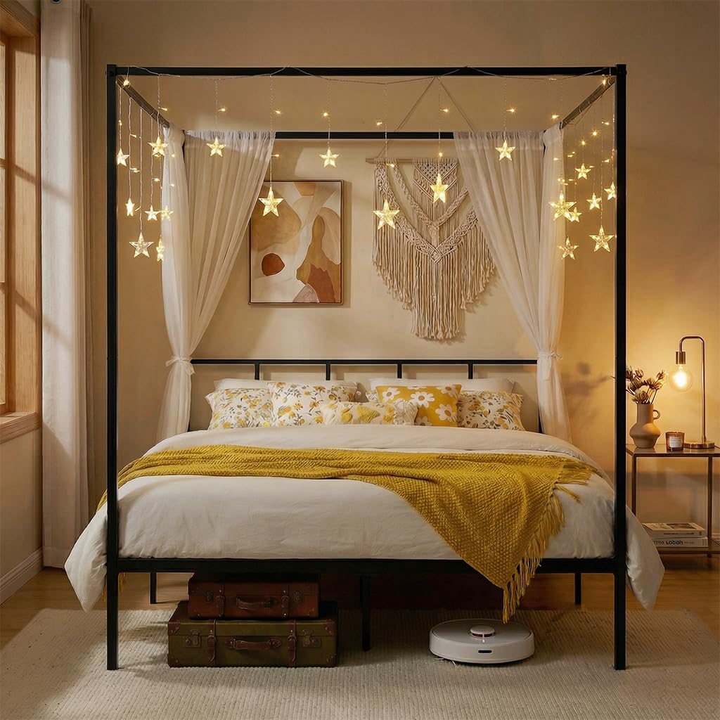 Canopy Bed Frame Queen Metal w - Canopy Bed Frame Metal Queen review and price