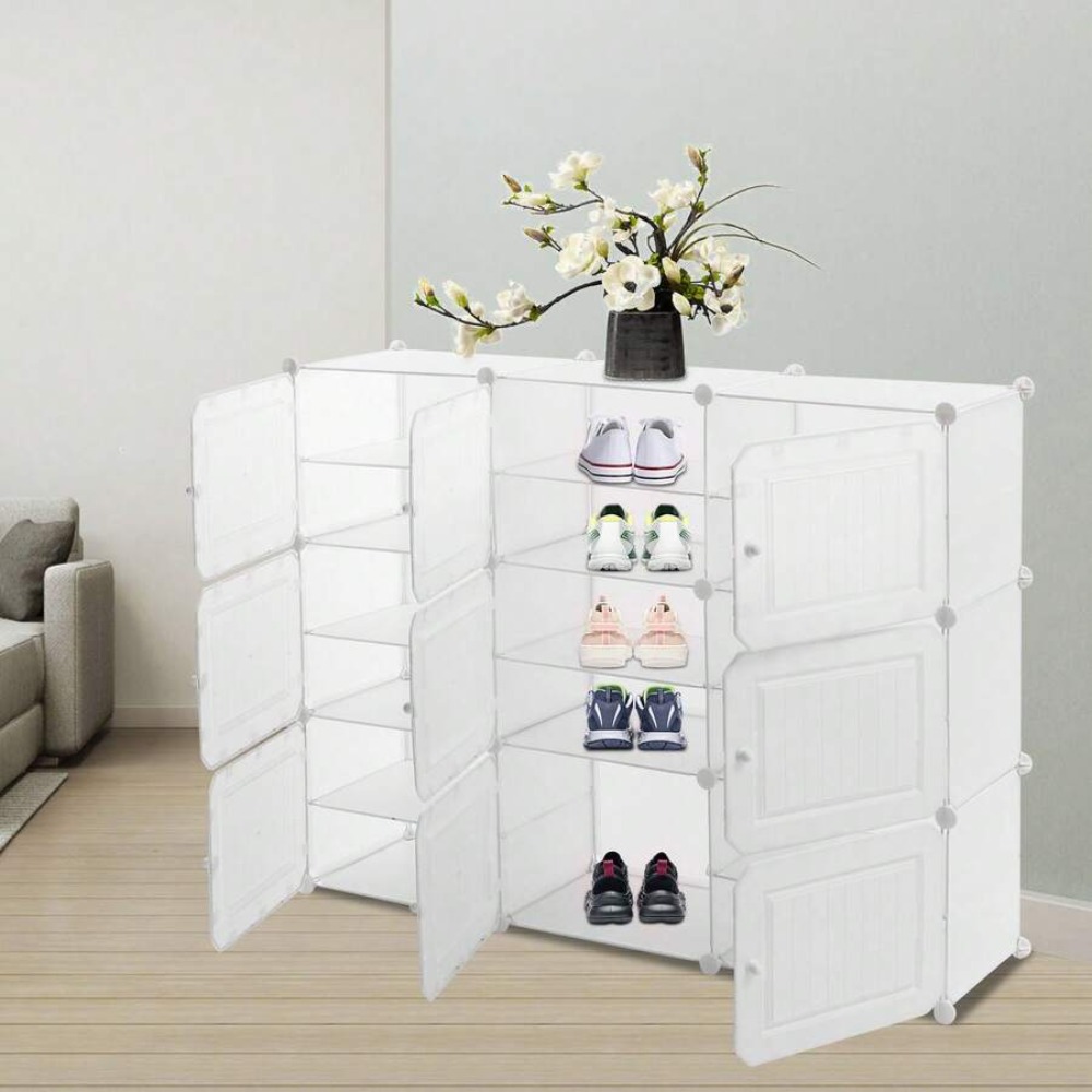 36 Pair Shoe Rack Organizer, 9 - Shoe Rack Cabinet Narrow Entryway review and price