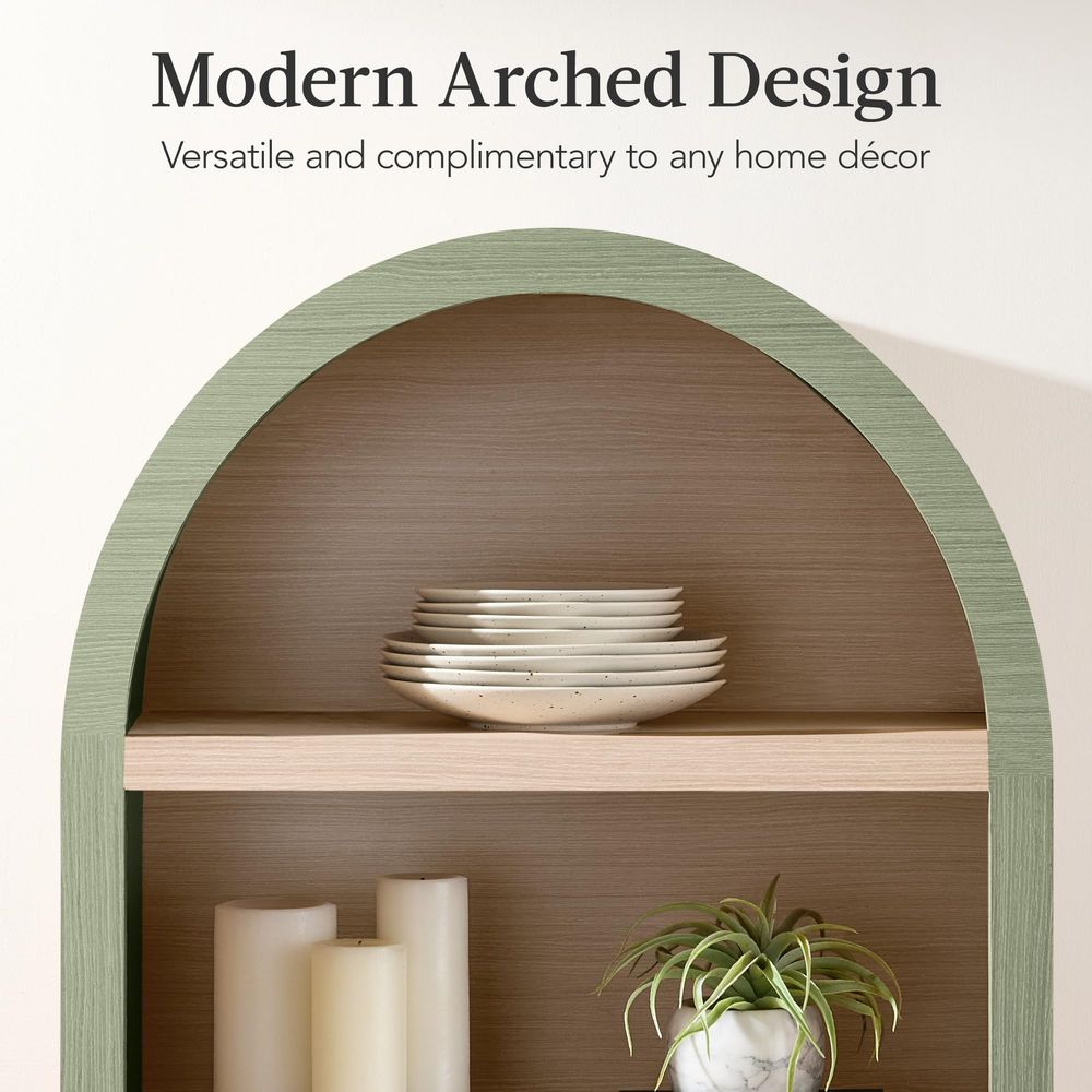 71 Tall Arched Kitchen Pantry, - Storage review and price