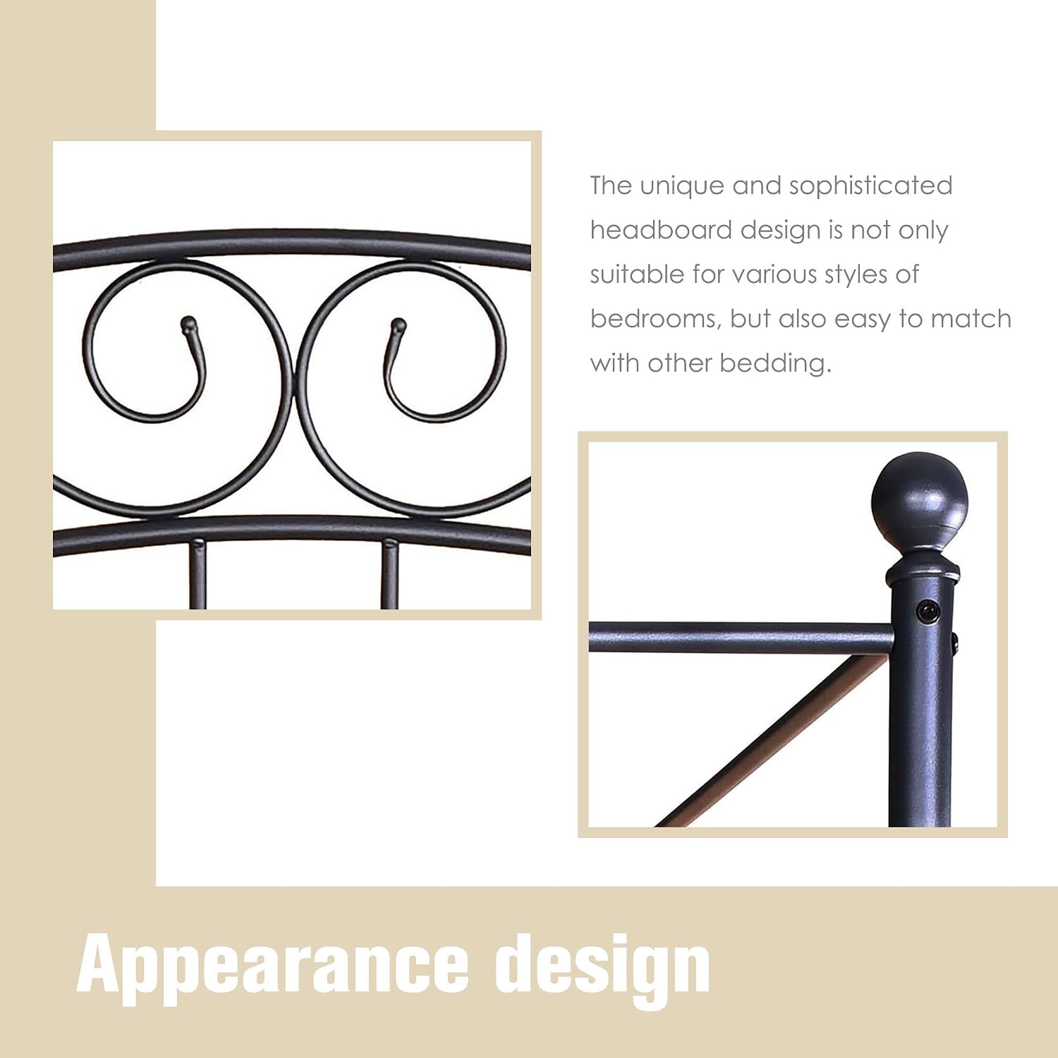 Queen Size Metal Canopy Bed Fr - Canopy Bed Frame Metal Queen review and price