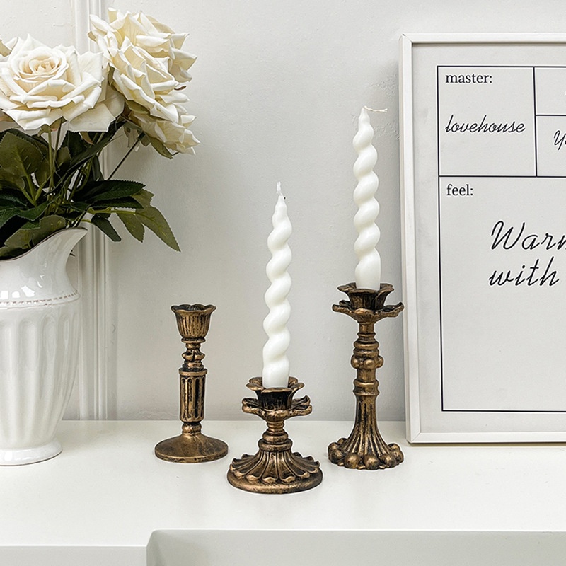 Vintage Bronze Candlestick Fig - Tables review and price