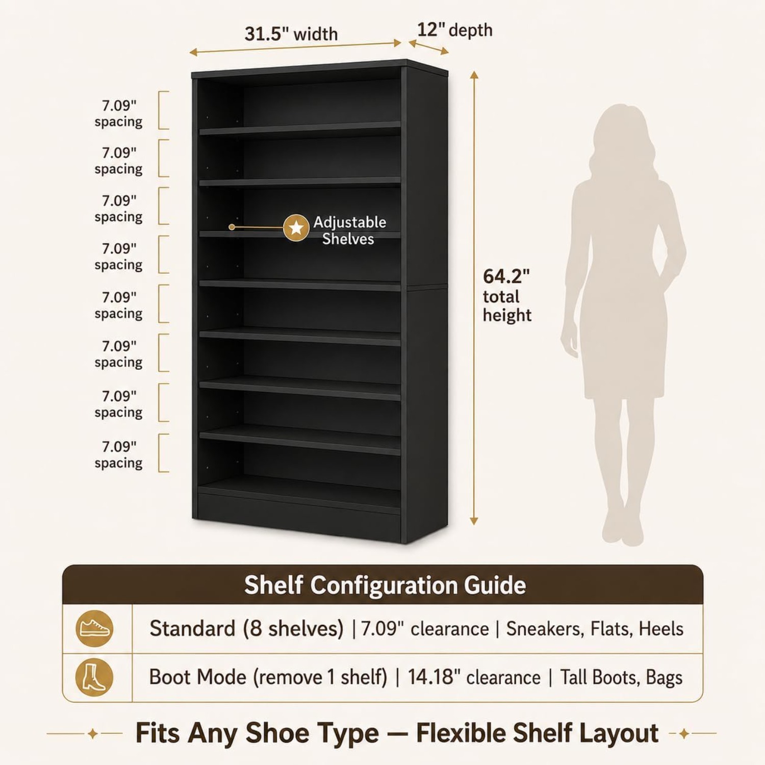 9-Tier Tall Shoe Rack Cabinet  - Shoe Rack Cabinet Narrow Entryway review and price