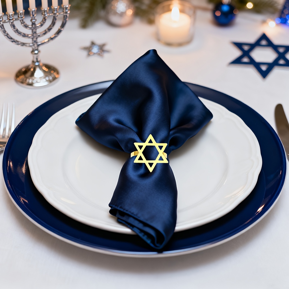 6Pcs Hanukkah Menorah Napkin R - Tables review and price