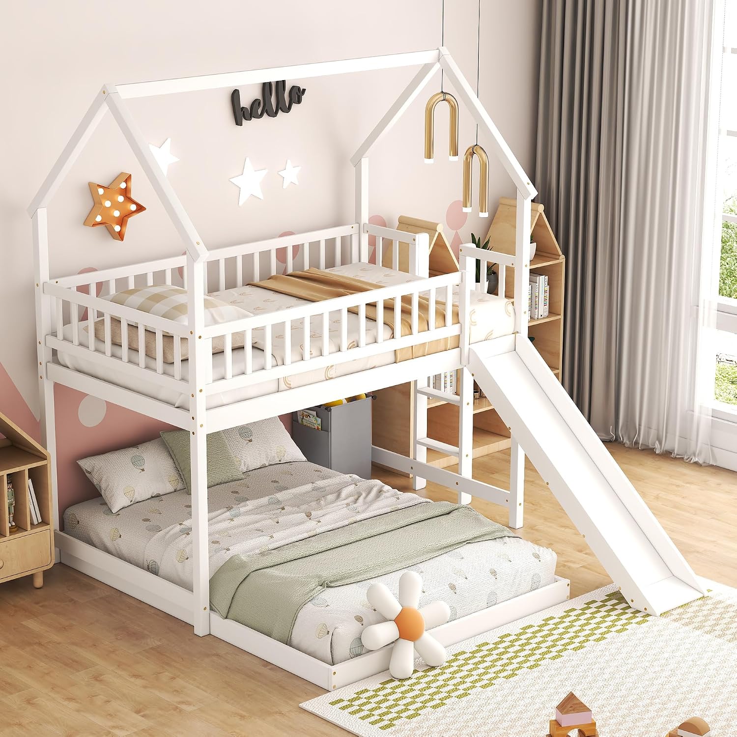 House Bunk Bed with Stairs and - Bunk Bed With Stairs And Slide review and price