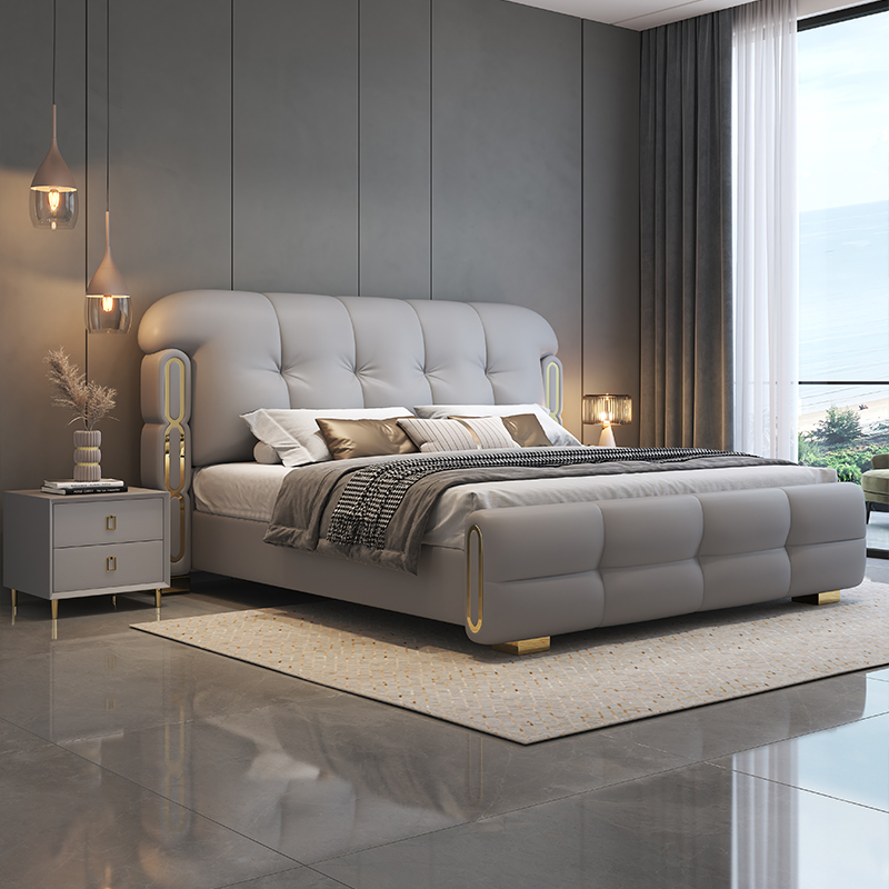 Modern Luxury Wooden Bedroom F - King Size Bed Frame With Storage Drawers review and price