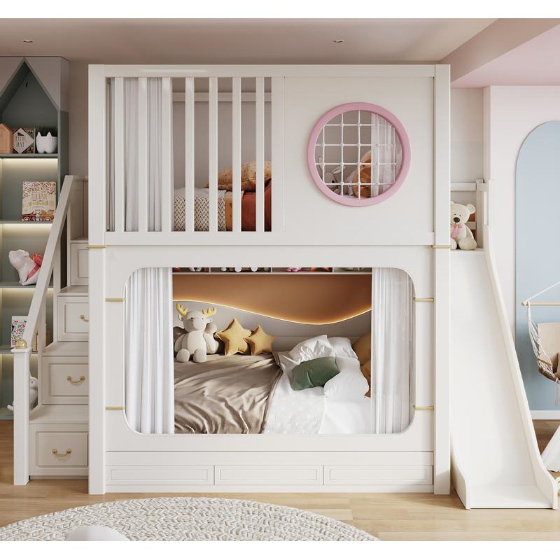 Kids' Bunk Beds with Slide and - Bunk Bed With Stairs And Slide review and price