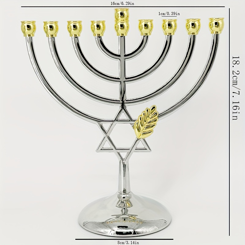 Hanukkah Menorah 9 Branch Cand - Tables review and price