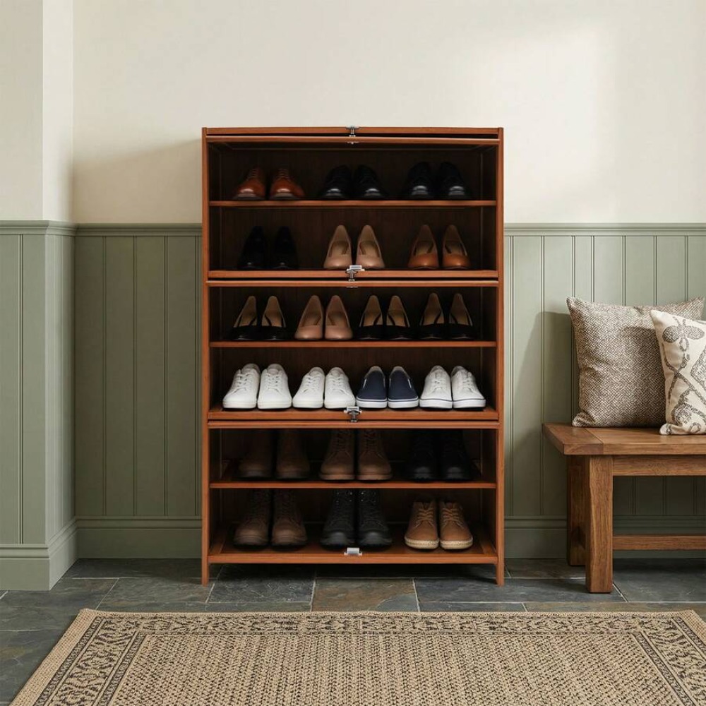 7 Tier Shoe Rack Storage Cabin - Shoe Rack Cabinet Narrow Entryway review and price