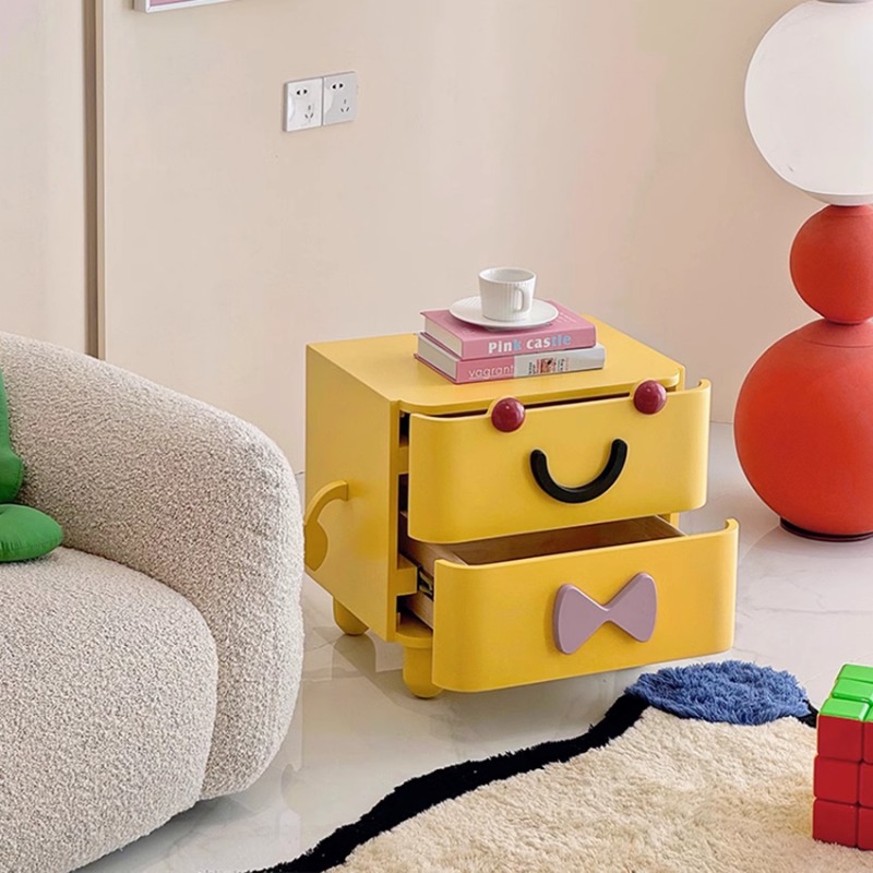 Cartoon Bedside Table,Home Fur - Solid Wood Nightstand 2 Drawers review and price