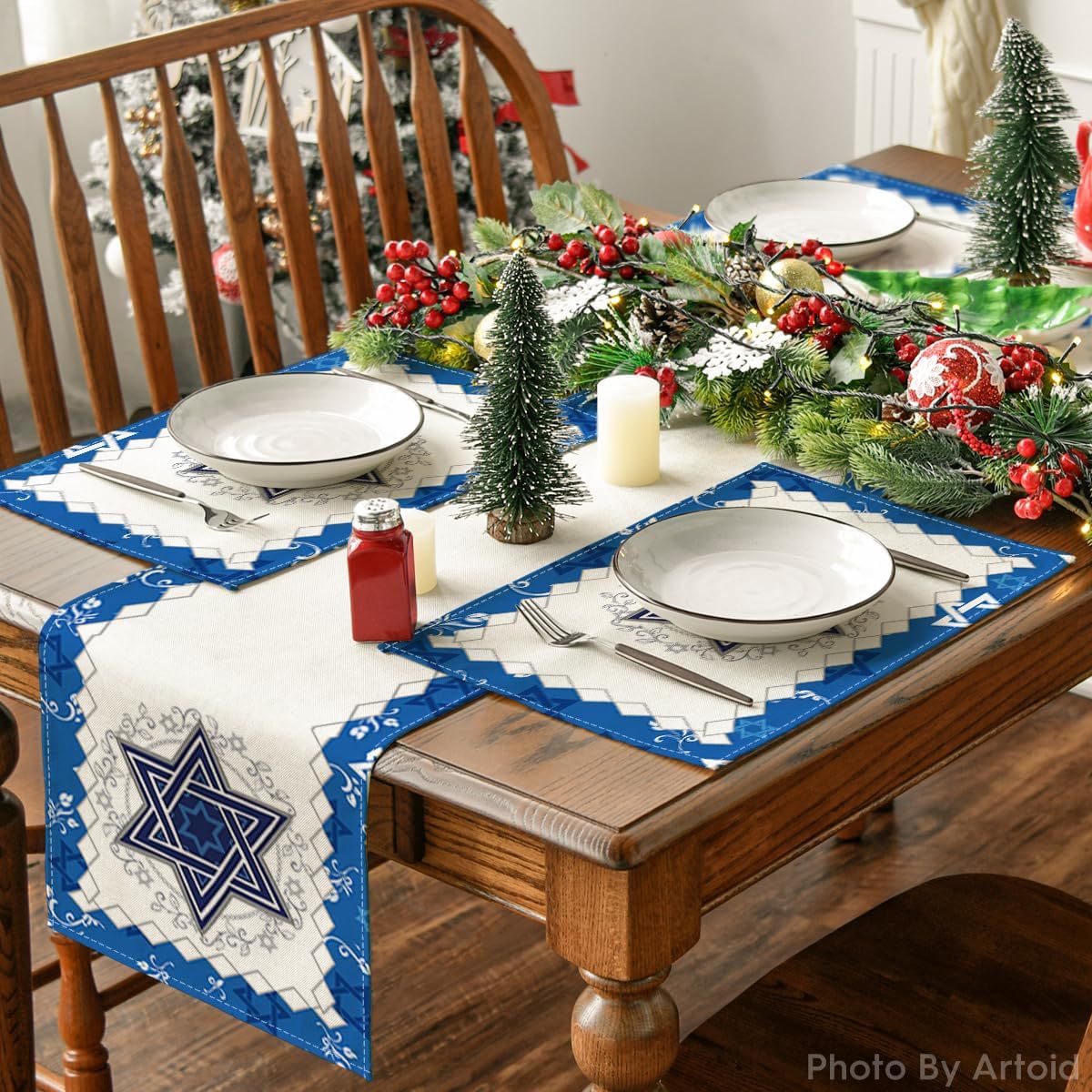 8Pcs Jewish Holiday Placemat S - Tables review and price