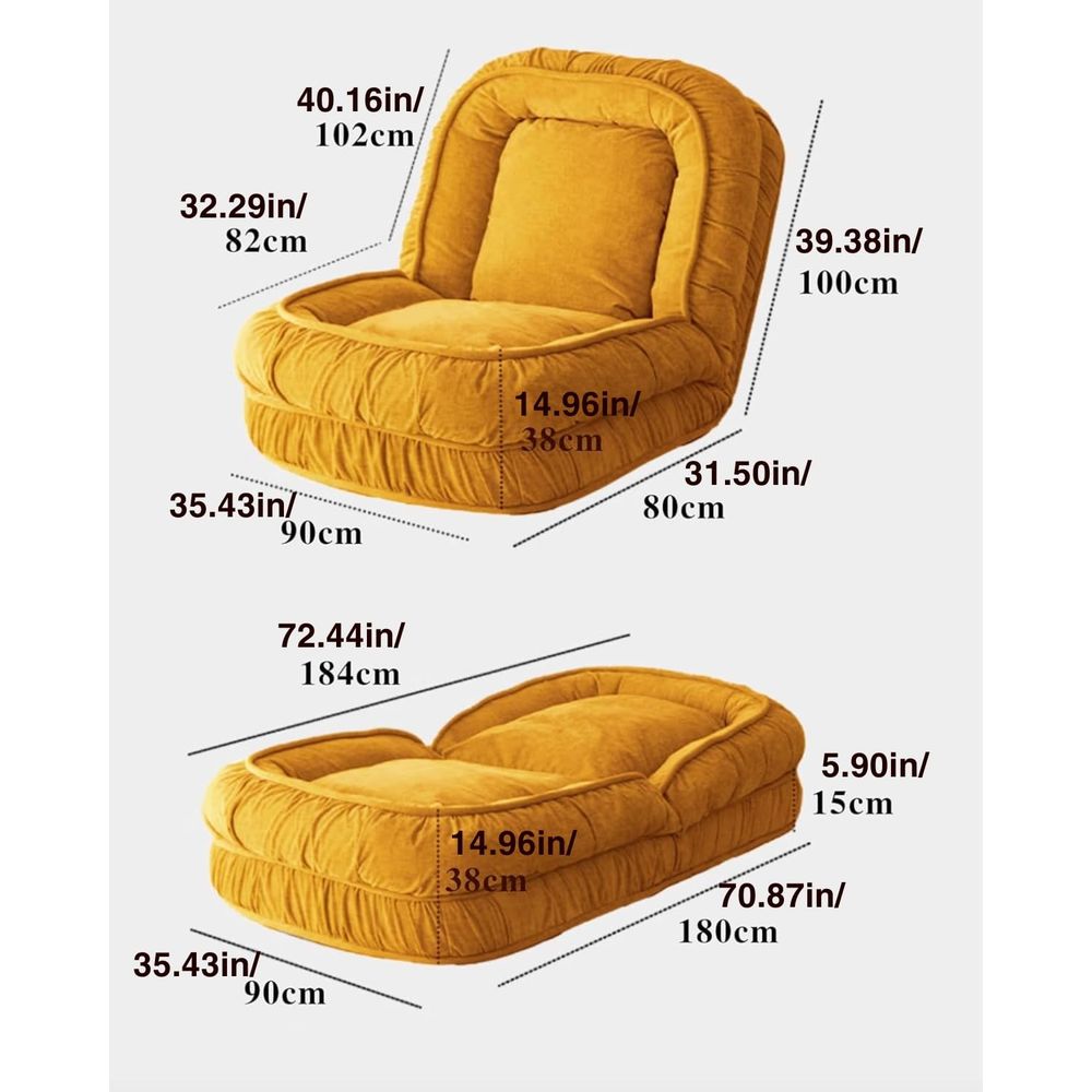 Foldable Lazy Sofa Bed Floor C - Sofas review and price