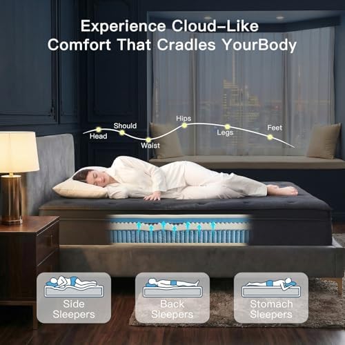 12 Inch Queen Mattress, Memory - Memory Foam Mattress In A Box Queen review and price