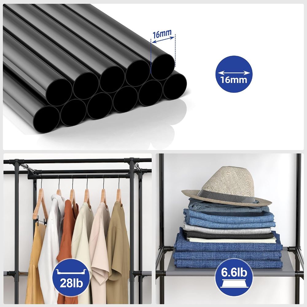 Portable Closet, Wardrobe Clos - Wardrobe Closet Portable Fabric Cover review and price
