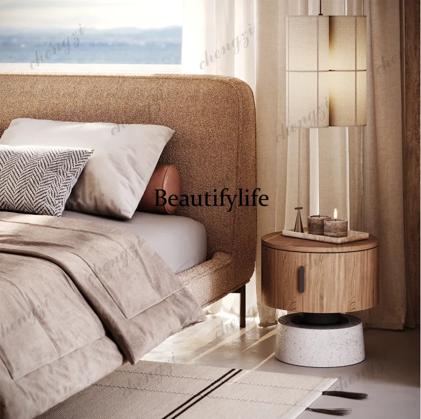 C178Round solid wood bedside t - Tables review and price