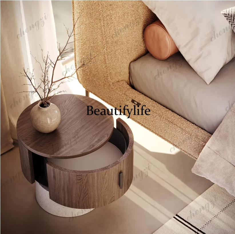 C178Round solid wood bedside t - Tables review and price