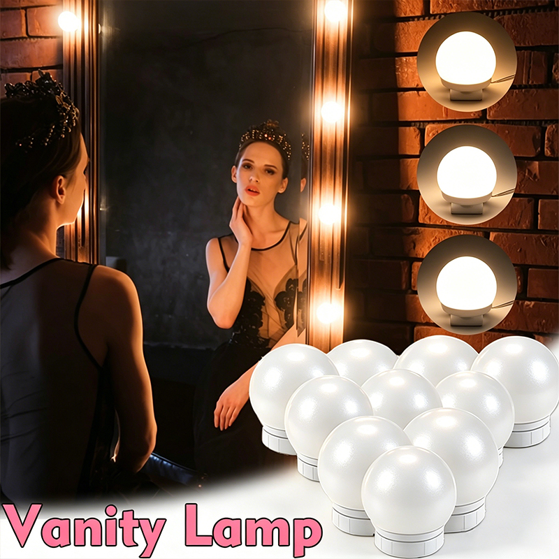 10 LED Vanity Mirror Light Bul - Dressing Table Vanity With Lighted Mirror review and price