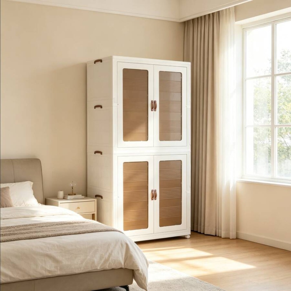 Foldable Portable Wardrobe Sto - Wardrobe Closet Portable Fabric Cover review and price