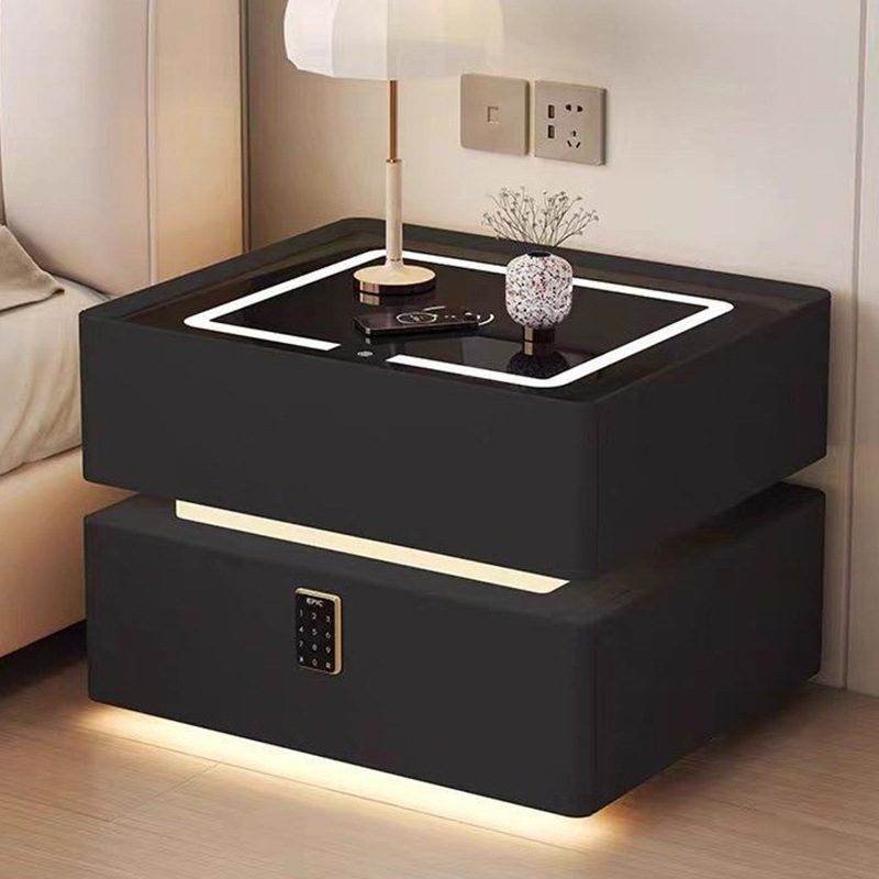 Modern Style Solid Wood Bedsid - Solid Wood Nightstand 2 Drawers review and price