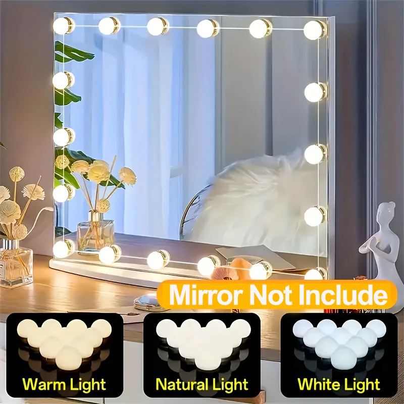 Hollywood Vanity Mirror Lights - Dressing Table Vanity With Lighted Mirror review and price
