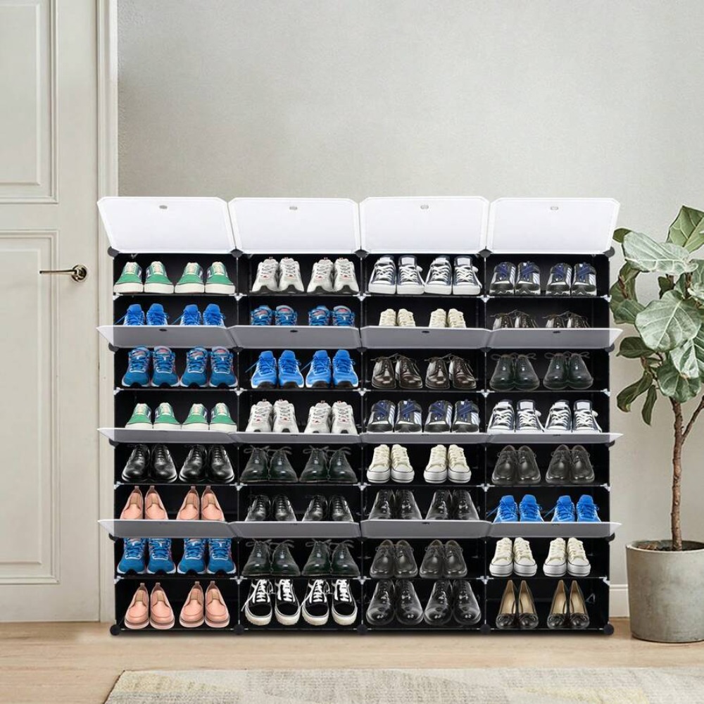 8 Tier Portable Shoe Rack Orga - Shoe Rack Cabinet Narrow Entryway review and price