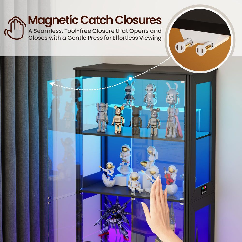 Lighted Corner Display Curio C - Storage review and price