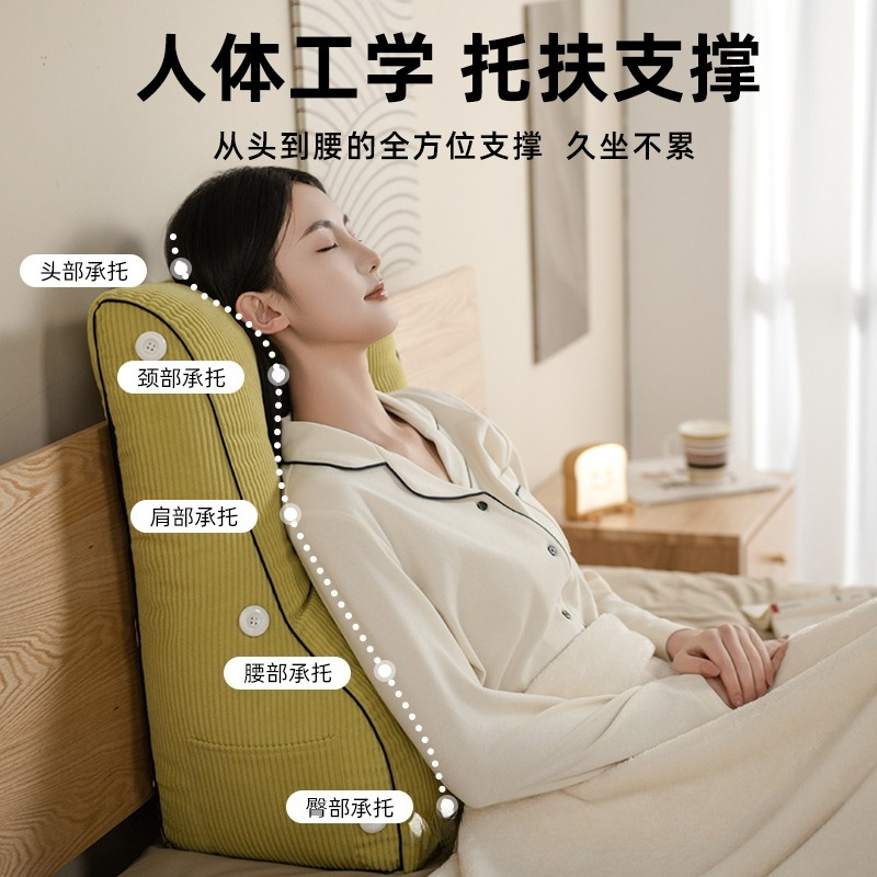 Waist protection, bedside cush - Headboard Cushion Backrest Tatami review and price