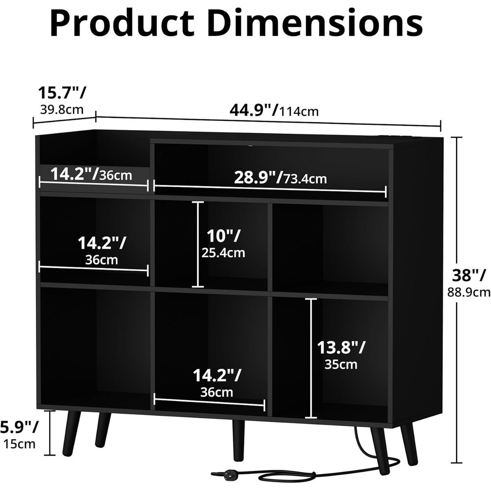 Elegant Large Vinyl Record Sta - Tables review and price