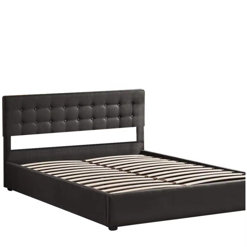^Modern Queen King Size Velvet - Gas Lift Storage Bed Hydraulic review and price