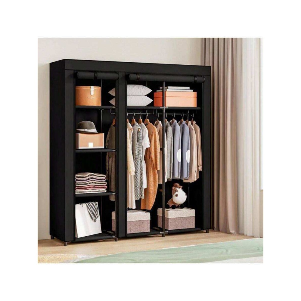 Portable Wardrobe Closet Stora - Wardrobe Closet Portable Fabric Cover review and price