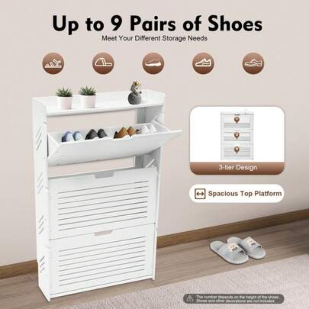 Modern Shoe Storage Cabinet 3  - Shoe Rack Cabinet Narrow Entryway review and price