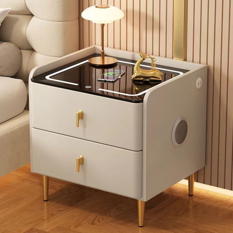 Nordic Style Wooden Bedside Ta - Solid Wood Nightstand 2 Drawers review and price