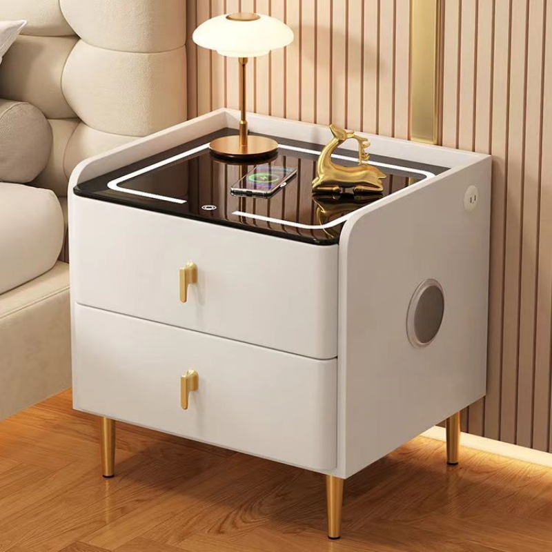 Nordic Style Wooden Bedside Ta - Solid Wood Nightstand 2 Drawers review and price