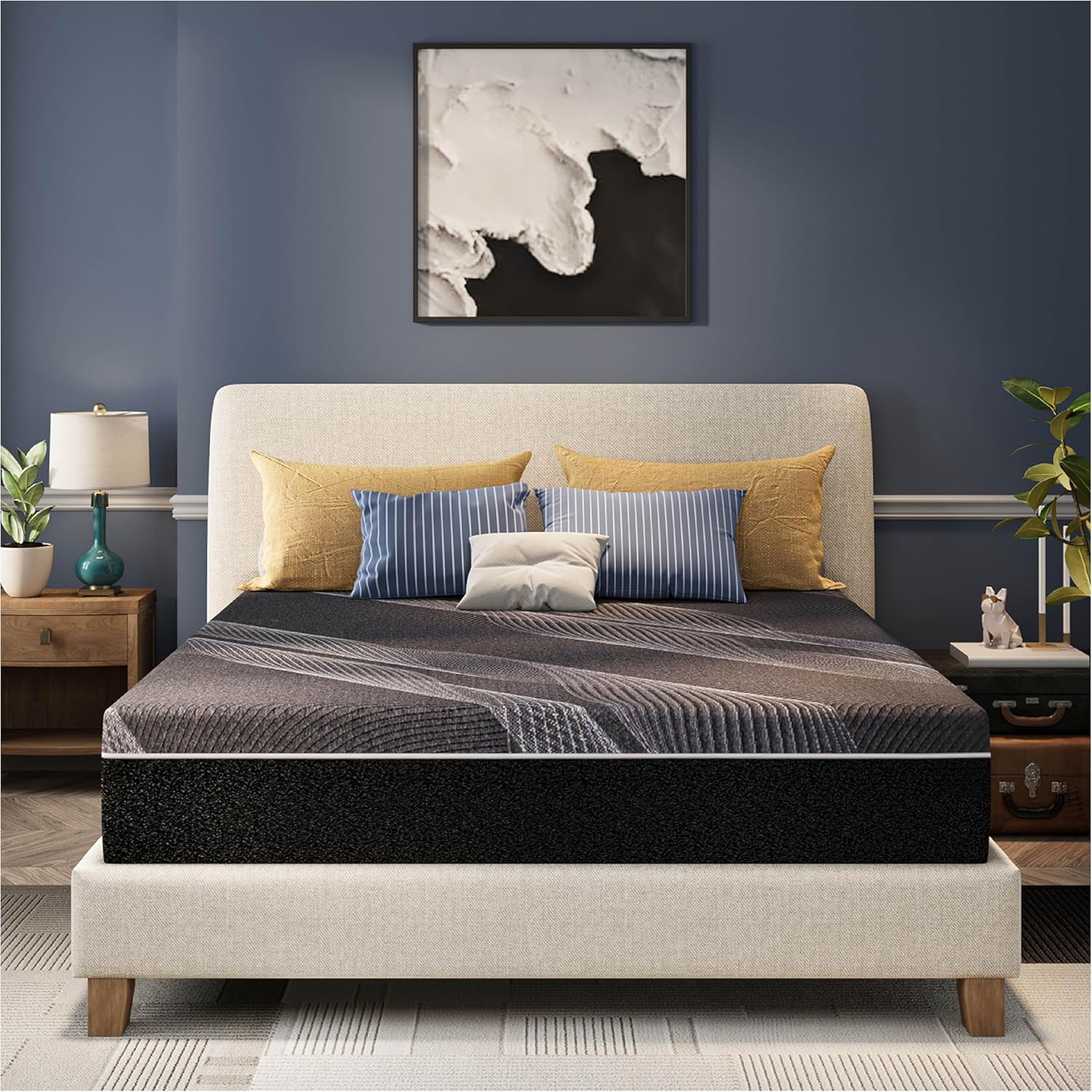12 Inch Queen Mattress, Bamboo - Memory Foam Mattress In A Box Queen review and price
