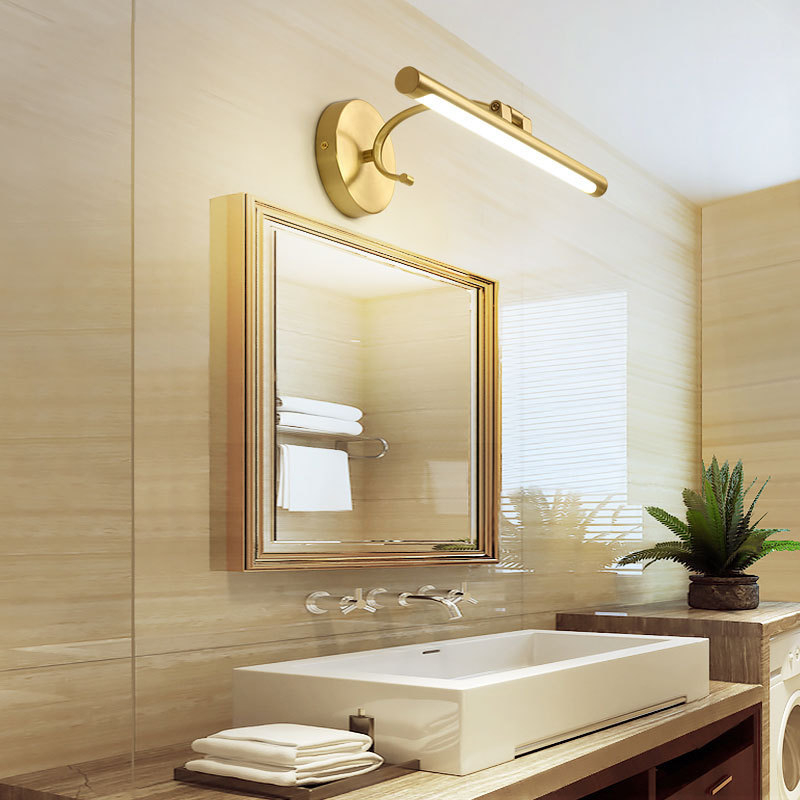All-copper Bathroom Vanity Mir - Dressing Table Vanity With Lighted Mirror review and price