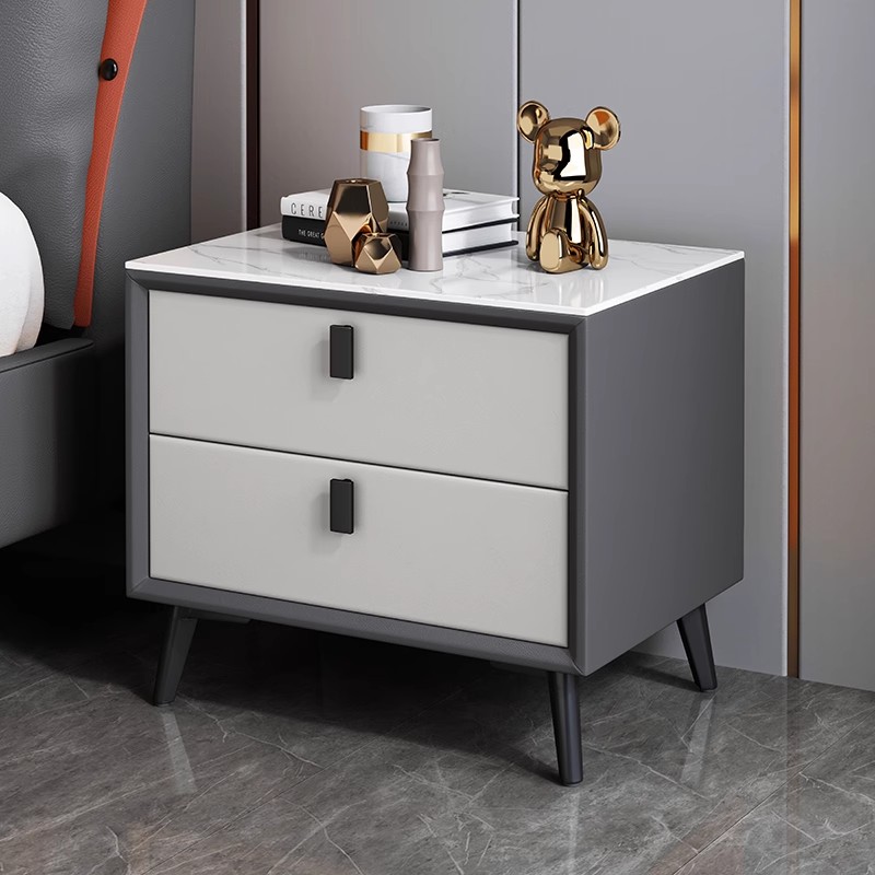 Nordic Style Solid Wood Bedsid - Solid Wood Nightstand 2 Drawers review and price