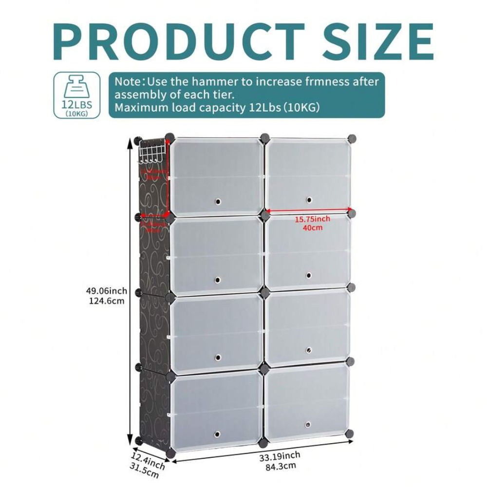Shoe Storage Cabinet 8 Layer S - Shoe Rack Cabinet Narrow Entryway review and price